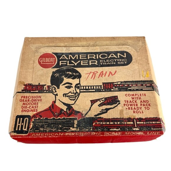 Gilbert American Flyer HO #30740 BOX ONLY + Mixed Train Cars Parts / Repair READ - Picture 1 of 15